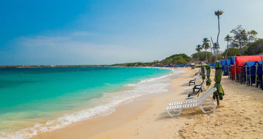 Cartagena beach - best cities in south america