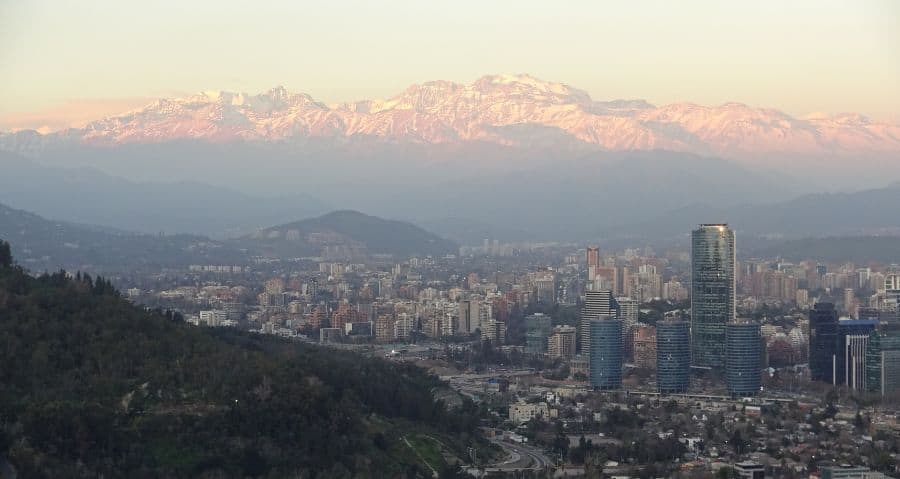 Santiago view - best cities in south america