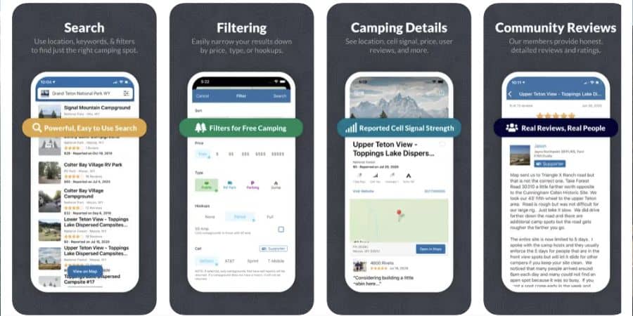 Campendium van-life-parking-app