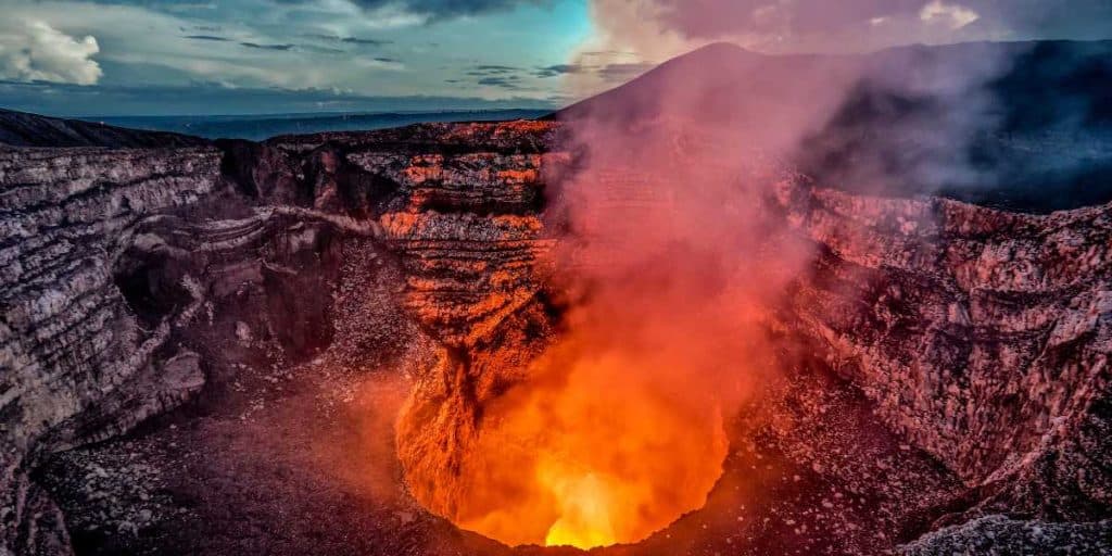 Nicaragua active volcano